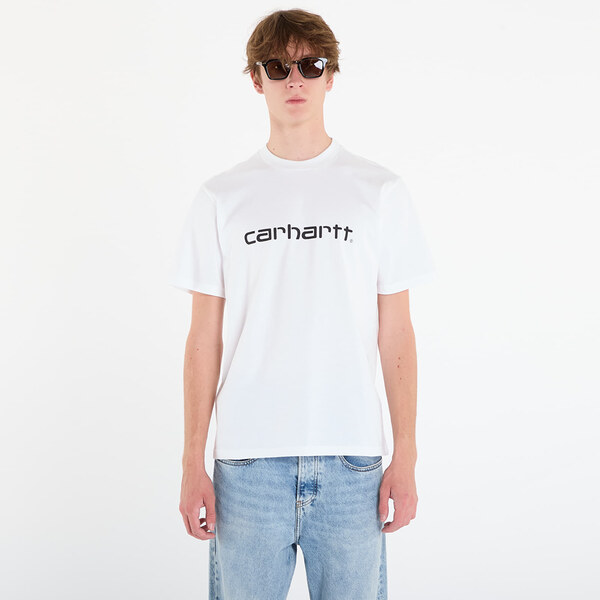 Tričko Carhartt WIP S/S Script T-Shirt UNISEX White/ Black S 65669349