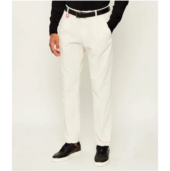 Joop! Jeans Menčestrové chino nohavice Lead | Loose fit 65669955