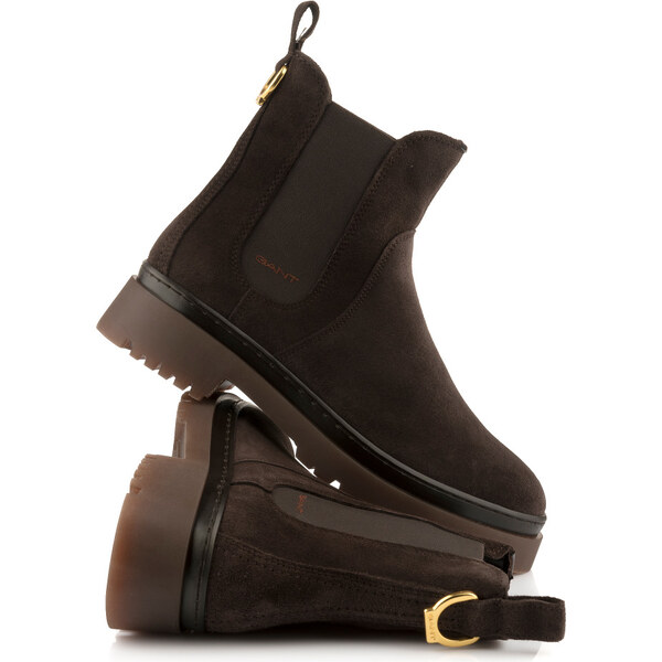 ČLENKOVÁ OBUV GANT ALIGREY DARK BROWN 66467414