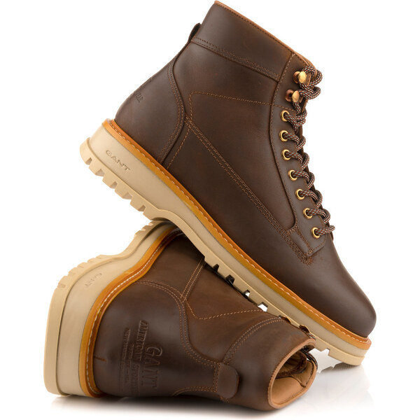 ČLENKOVÁ OBUV GANT CLAFTON TAN 66467418