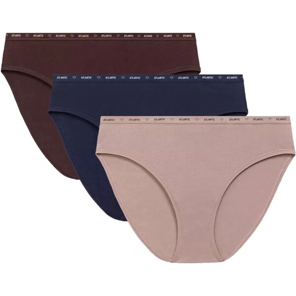 Atlantic Dámske nohavičky 3 pack 010 mix 65670593