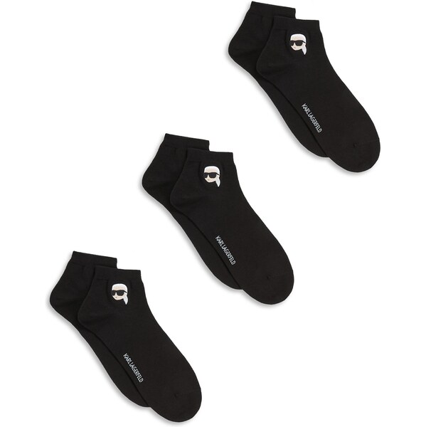 Karl Lagerfeld Ponožky čierna / biela 65678652
