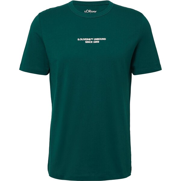 s.Oliver Tričko smaragdová / biela 65679167