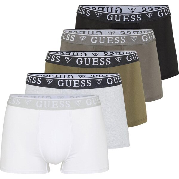 GUESS Boxerky béžová / sivá melírovaná / olivová / čierna 65679528