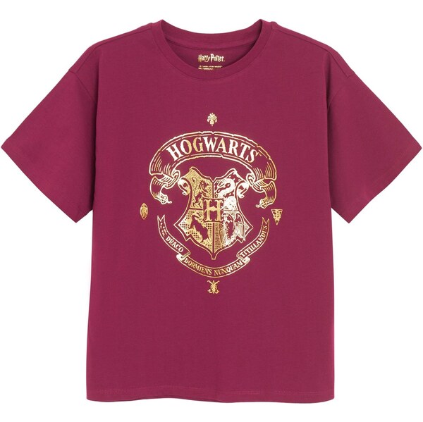 Cool Club Tričko zlatá / burgundská 65895336