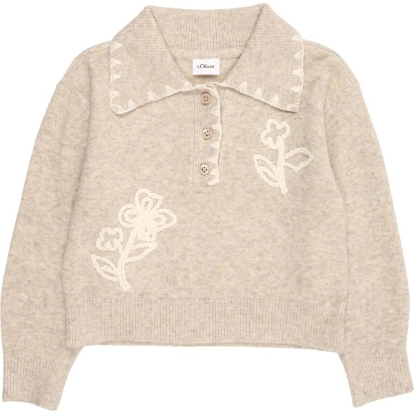 s.Oliver Sveter krémová / kapučíno 65679611