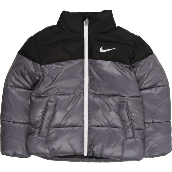 Nike Sportswear Zimná bunda tmavosivá / čierna / biela 65679625