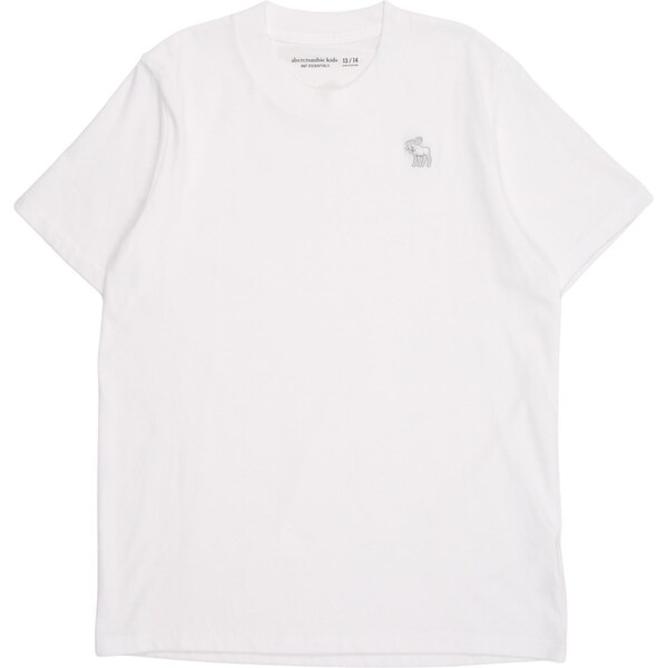 Abercrombie & Fitch Tričko ESSENTIAL biela 65895564