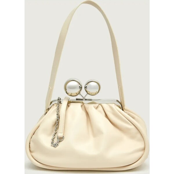 Weekend MaxMara Kožená kabelka na rameno Pasticcino MILVANEW 65669967