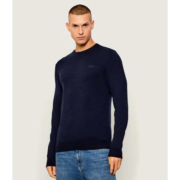 GUESS Sveter DANIEL | Slim Fit | s prímesou hodvábu 65670010