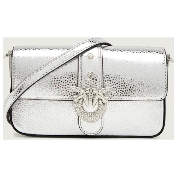 Pinko Kožená kabelka na rameno LOVE ONE SLOUCHY BABY 65674602