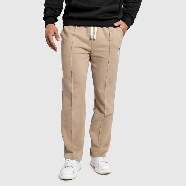 Pánske tepláky Iron Aesthetics Prestige, béžové 65685252