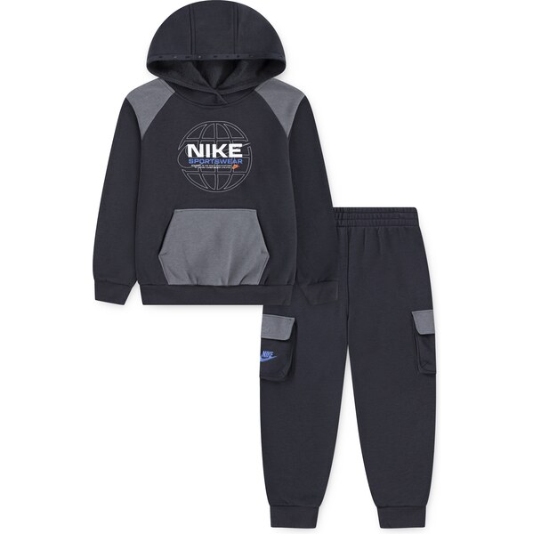 Nike Sportswear Joggingová súprava sivá / antracitová / biela 65694662