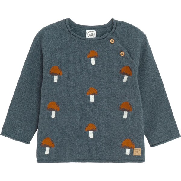 Cool Club Sveter námornícka modrá / gaštanová / čokoládová / biela 65895305