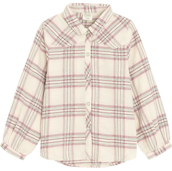 Cool Club Blúzka krémová / svetlozelená / vínovo červená 65895346