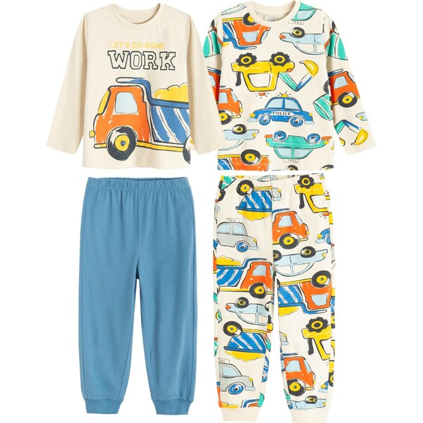 Cool Club Pyžamo modrá / žltá / pastelovo žltá / oranžová 65796514