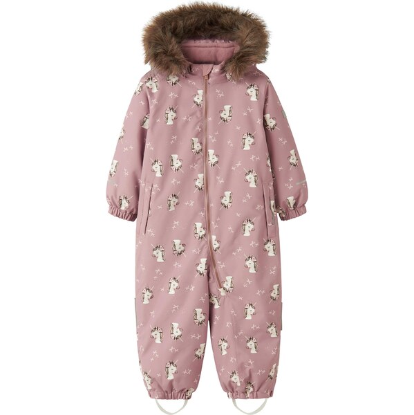 NAME IT Funkčný komplet NMFSNOW10 staroružová / čierna / biela 65774546