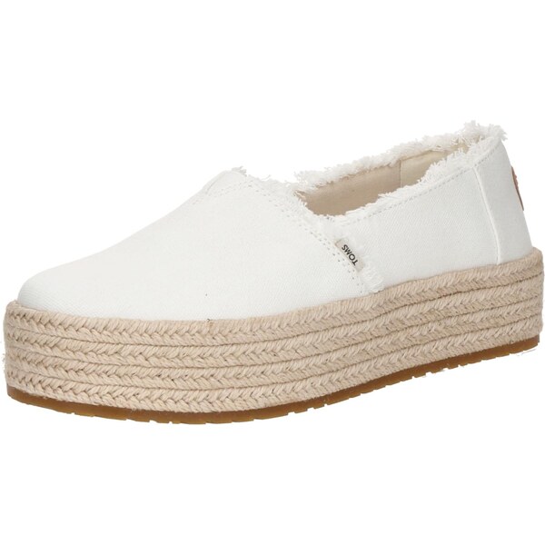 TOMS Papuče Valencia biela 65895522