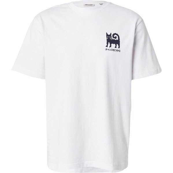 Only & Sons Tričko ONSFRED čierna / biela 65696577