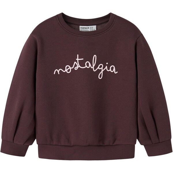 NAME IT Mikina NMFOvi tmavočervená 65696347