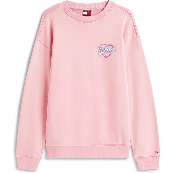 Tommy Jeans Mikina kráľovská modrá / ružová / červená / biela 65708400