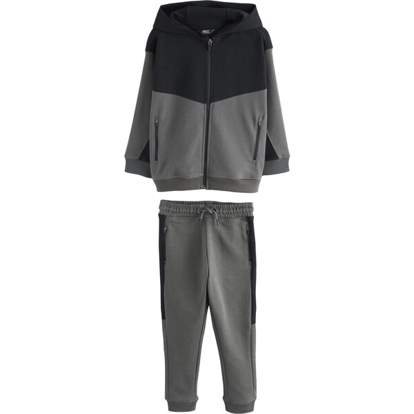Next Joggingová súprava sivá / čierna 65893334