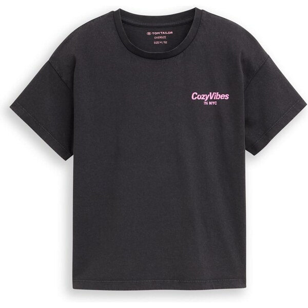 TOM TAILOR Tričko ružová / čierna / biela 65696816