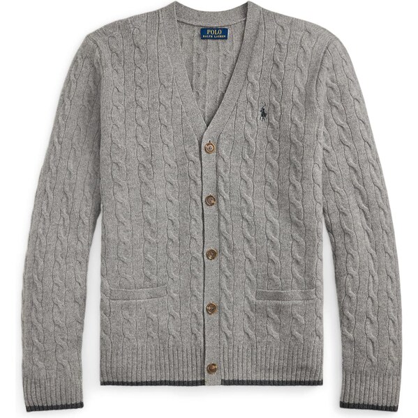 Polo Ralph Lauren Kardigán sivá / tmavosivá 65892607