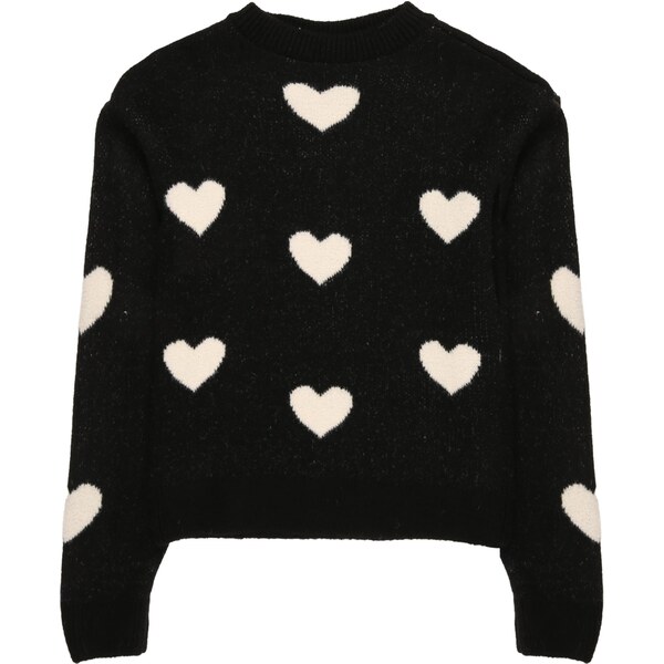 ONLY GIRLS Sveter KOGNaja béžová / čierna 65696127