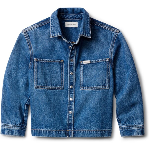 Calvin Klein Jeans Prechodná bunda modrá denim 65696171