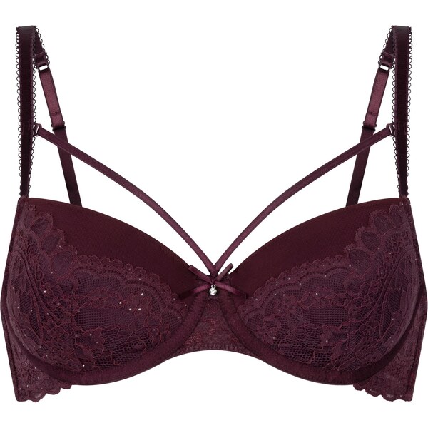 Hunkemöller Podprsenka Isadora rubínová 65894298