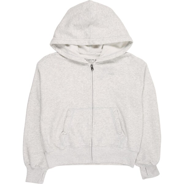 Abercrombie & Fitch Tepláková bunda ESSENTIAL sivá 65895811