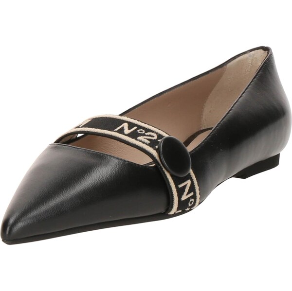 N°21 Baleríny béžová / čierna 65895506