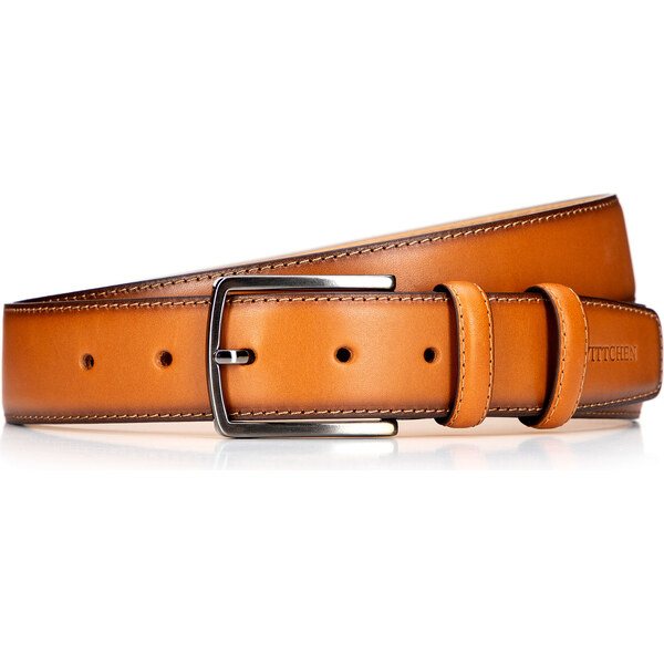 Wittchen Klasický pánsky kožený opasok v darčekovej krabičke– 66327444