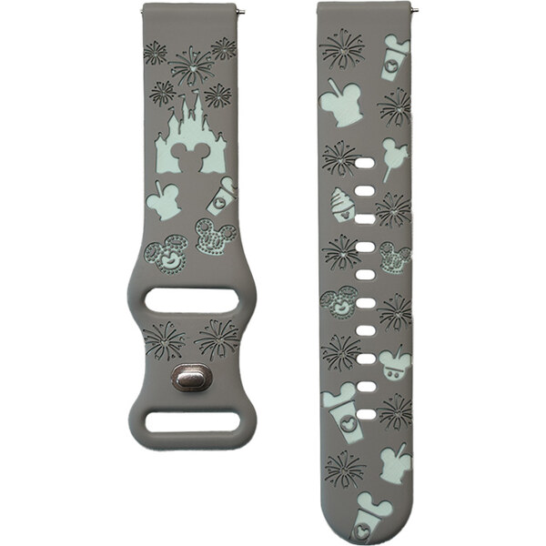 Madvell Silikónový remienok Mickey tyrkysová 20mm 65701470