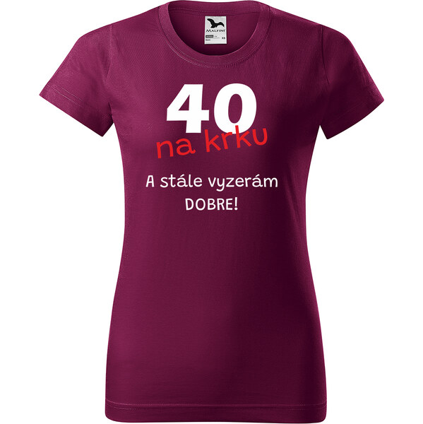 Handel Tričko - 40tka /aj iný vek/ na krku 65702464