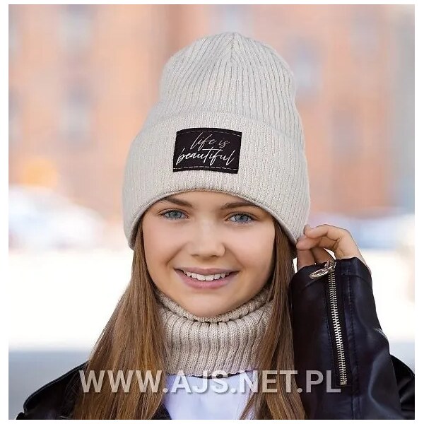 Dievčenská čiapka AJS 50-260 66516641