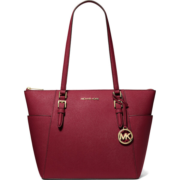 Michael Kors Kabelka Charlotte Large Saffiano Leather Top-Zip Tote Bag 65705565