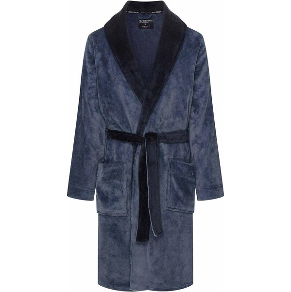 Henderson Tmavomodrý pánsky rebrovaný župan Nantes 43375 Nantes M-3XL 65703480