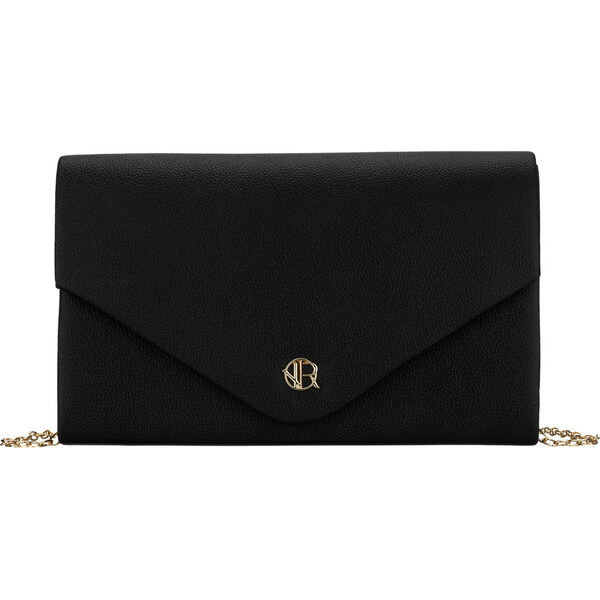 Rovicky Čierna listová kabelka s jemnou textúrou R-XS030-1 65703461