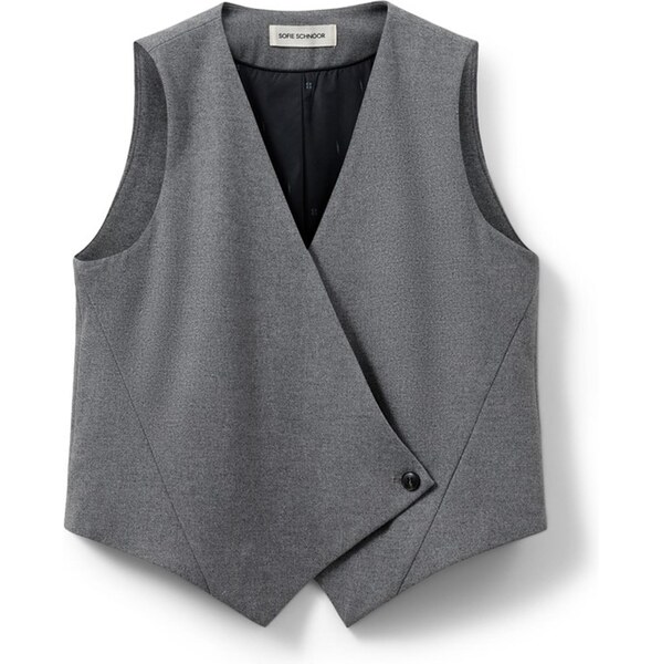 Sofie Schnoor Vesta k obleku VIRGINIA sivá melírovaná 66009201