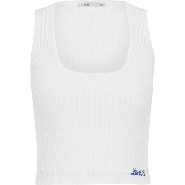 LTB Vyšívaný top Dokomo biela 66009364