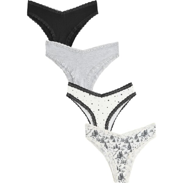 Next Nohavičky svetlosivá / čierna / biela 65708106