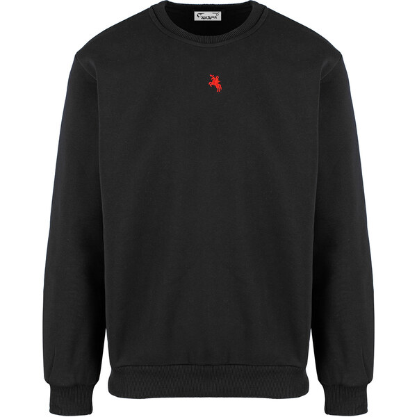 Pri Mens warm sweatshirt with ozodbone embroidery 65715407