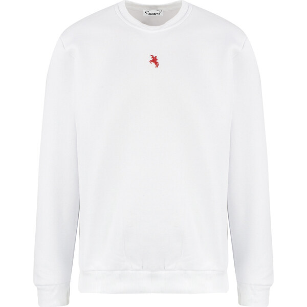 Pri Mens warm sweatshirt with ozodbone embroidery 65715408