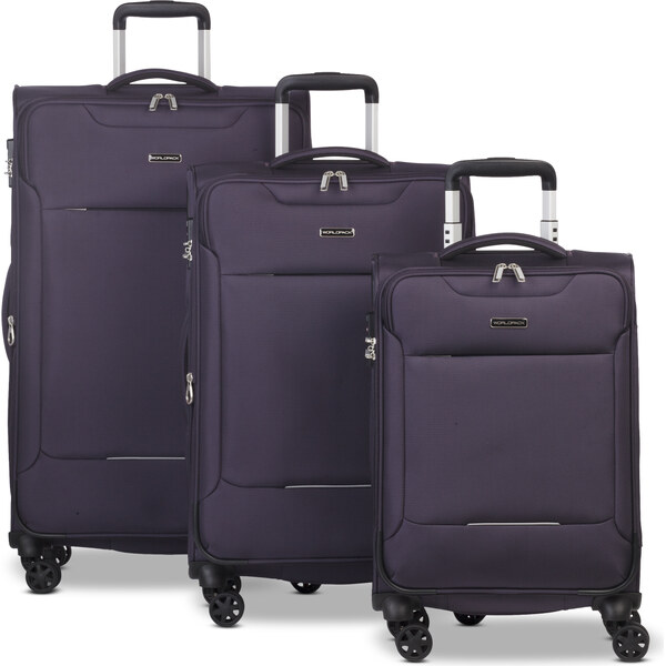 Worldpack Victoria 4w Sada 3 kufrů - Fialová 65914810