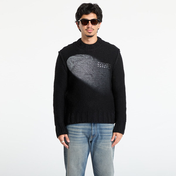 Sveter MM6 Maison Margiela Crewneck Black S 65720216