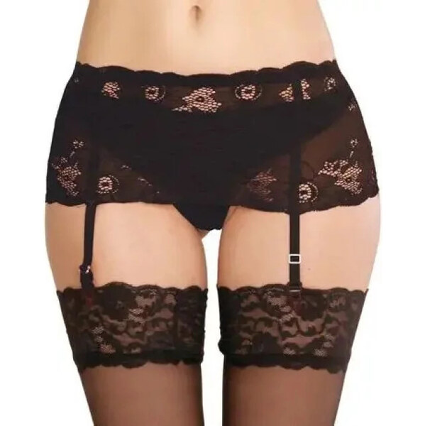 De Lafense Dámsky podväzkový pás Babette 945 Black - DeLafense 65719606