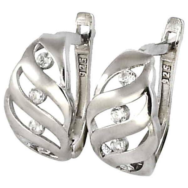 Strieborné náušnice Glare 914 65720315