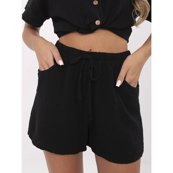 FPrice Šortky MO SN 9717.95 čierne 65722067